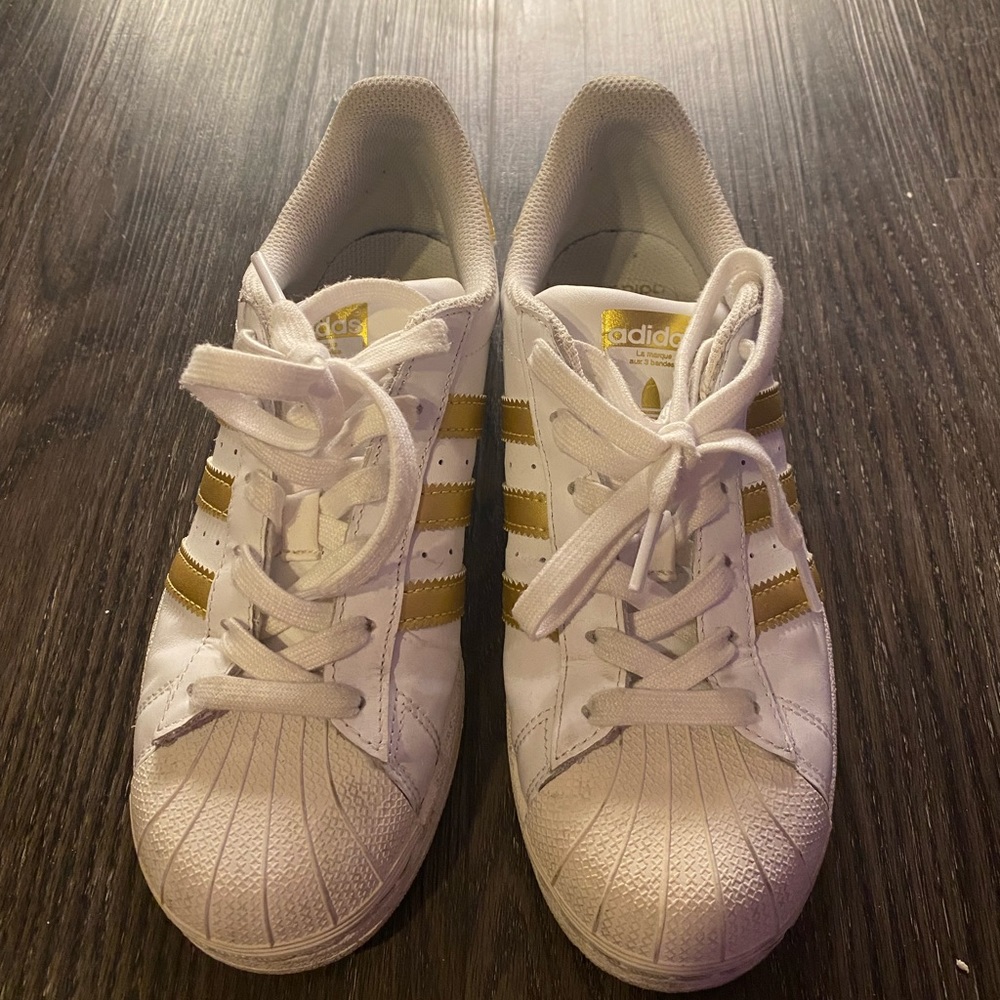 Adidas Gold Metallic Superstars